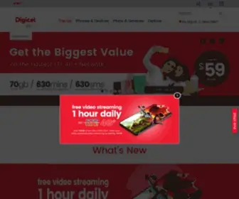 Digicelfiji.com(Digital Experiences Made For Fiji) Screenshot