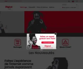 Digicelhaiti.com(Digicel Haiti) Screenshot