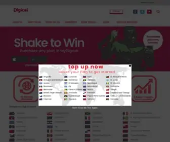 Digicelpacific.com(Digicel Group) Screenshot