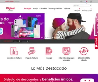 Digicelpanama.com(Panamá) Screenshot