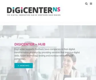 Digicenterns.fi(Digital Innovation HUB Pohjois) Screenshot