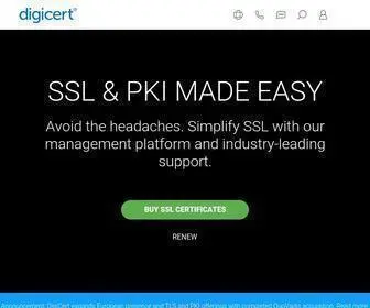 Digicert.com(SSL Digital Certificate Authority) Screenshot