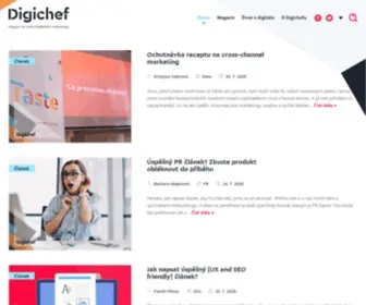 Digichef.cz(Magazín) Screenshot