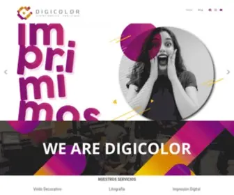 Digicolor.com.co(Digicolor De La Costa) Screenshot