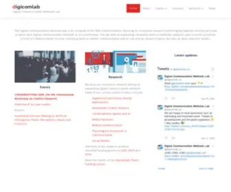 Digicomlab.eu(Digital Communication Methods Lab) Screenshot