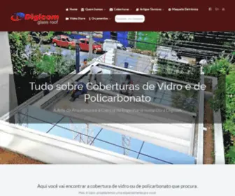 Digicomweb.com.br(Cobertura de Vidro e Cobertura de Policarbonato) Screenshot