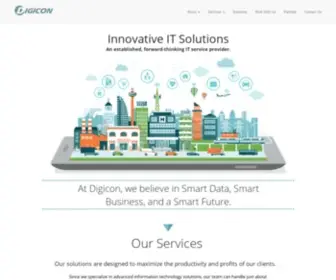 Digicon.com(Managed IT Services) Screenshot