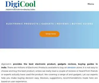 Digicool.in(Electronic product and gadgets reviews buying guides in India) Screenshot