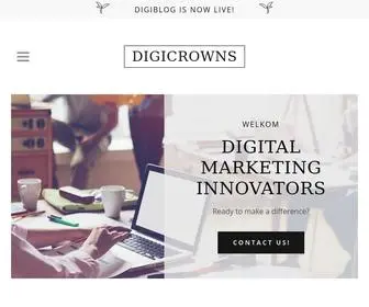 Digicrowns.com(Digital Media Agency) Screenshot