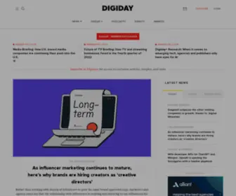 Digiday.com(Digital Content) Screenshot