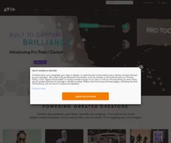 Digidesign.com(Technology and tools that empower media creators) Screenshot