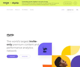 Digidip.net(Digidip. Content turned into revenue) Screenshot