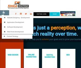 Digienter.com(Digital Marketing Company in Delhi) Screenshot