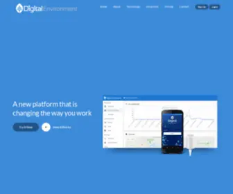 Digienv.com(Digital Environment) Screenshot