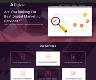 Digiexe.com(Best Digital Marketing SEO Company) Screenshot