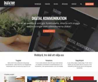 Digifactory.com(Din webbyrå i Halmstad Halland) Screenshot