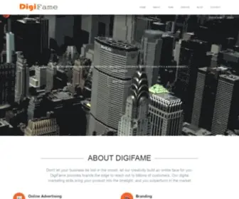 Digifame.in(Digital Marketing Company in Chandigarh Home) Screenshot