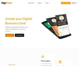 Digiflash.us(Digital Business Card) Screenshot