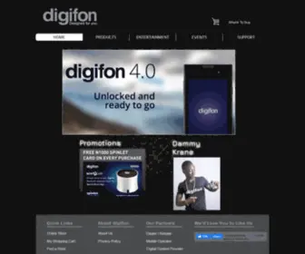 Digifon.ca(HOME) Screenshot