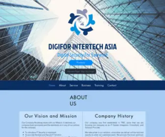 Digifortech.com(Digifor Intertech Asia) Screenshot