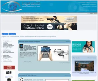 Digiforum.com.br(Comunidade Online de Fotografia e Equipamentos Fotográficos) Screenshot