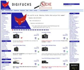 Digifuchs.ch(Der Internetshop von Fuchs Foto Video) Screenshot