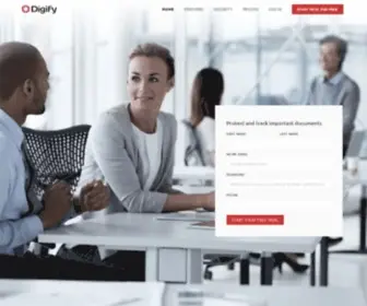 Digify.com(Document Security & Data Rooms) Screenshot