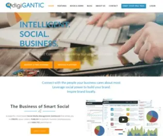 Digigantic.com(Social Media Management System) Screenshot