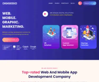 Digigeeko.com(Web Design & Digital marketing agency) Screenshot