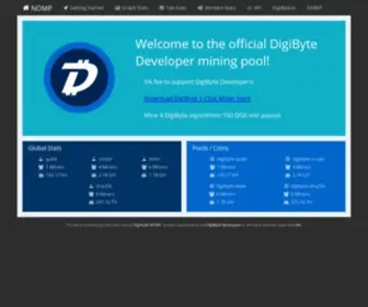 Digihash.co(Official DigiByte Developer Pool) Screenshot