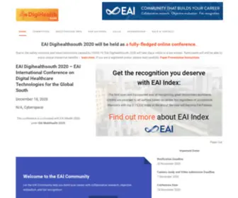 Digihealthsouth.org(EAI DigiHealthSouth 2020) Screenshot