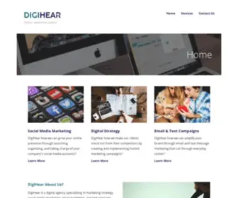 Digihearmarketing.com(A Digital Marketing Agency) Screenshot