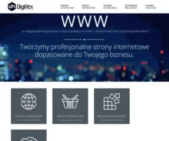 Digihex.pl(Strony internetowe Bielsko) Screenshot