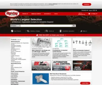 Digikey.ro(DigiKey Electronics Romania) Screenshot