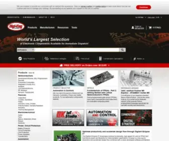 Digikey.si(DigiKey Electronics Slovenia) Screenshot