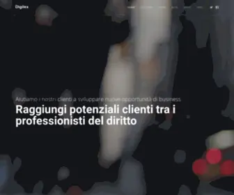 Digilex.it(Raggiungi potenziali clienti tra i professionisti del diritto) Screenshot