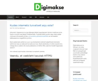 Digimakse.ee(Digimaksete tegemeine Eestis) Screenshot