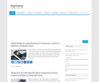 Digimanas.com(This website) Screenshot