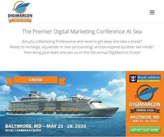 Digimarconcruise.com(DigiMarCon Cruise 2020) Screenshot