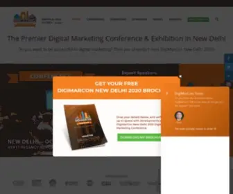 Digimarconnewdelhi.in(DigiMarCon New Delhi 2020) Screenshot
