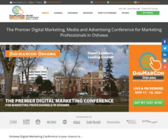 Digimarconoshawa.ca(Oshawa Digital Marketing Conference) Screenshot