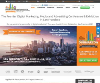 Digimarconsanfrancisco.com(DigiMarCon San Francisco 2023) Screenshot