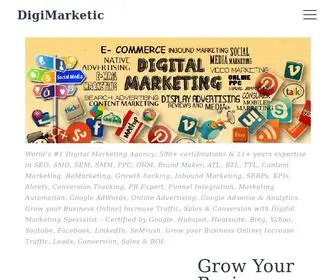 Digimarketic.com(World's #1 (Best) Digital Marketing & Social Media Marketing Agency) Screenshot