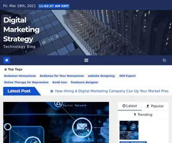 Digimarketingstrategy.com(Technology Blog) Screenshot