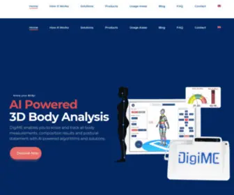 Digime3D.com(Body Composition) Screenshot