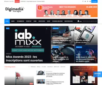 Digimedia.be(Toute l'actualité des nouveaux mÃ©dias) Screenshot