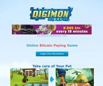 Digimonbtc.com(Free Bitcoin Generator) Screenshot