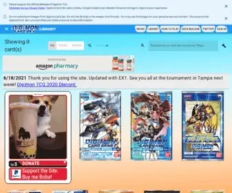 Digimoncard.dev(Database and Deck Builder) Screenshot