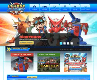 Digimonfusion.com Screenshot