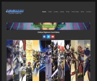 Digimonmeta.com(DIGIMON CARD META) Screenshot
